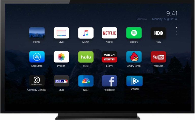 Apple TV Add New icon to login Vbrcik App